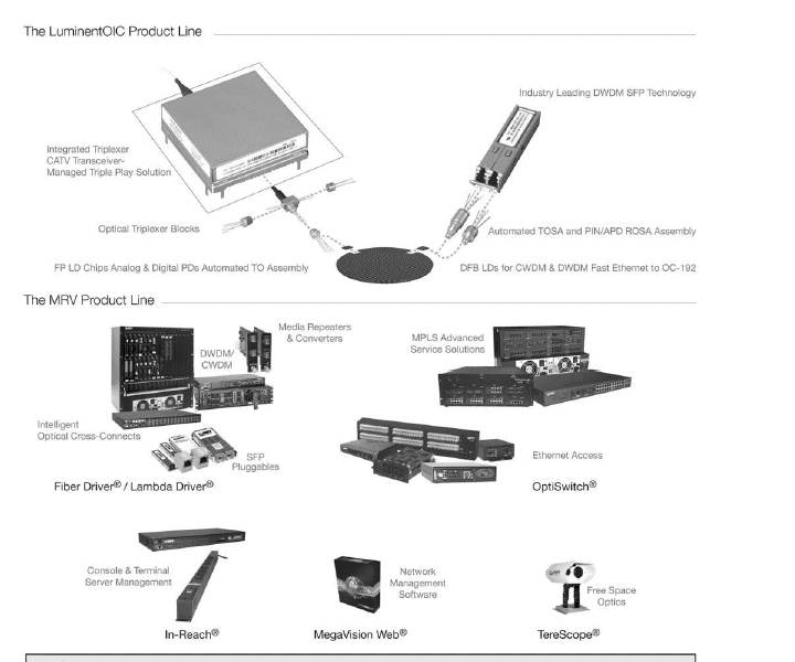 (THE LUMINENTOIC PRODUCT LINE)